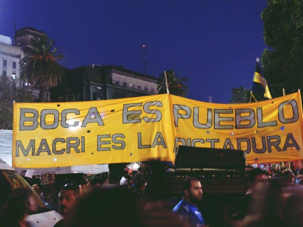 Boca es Pueblo militante apuñalado