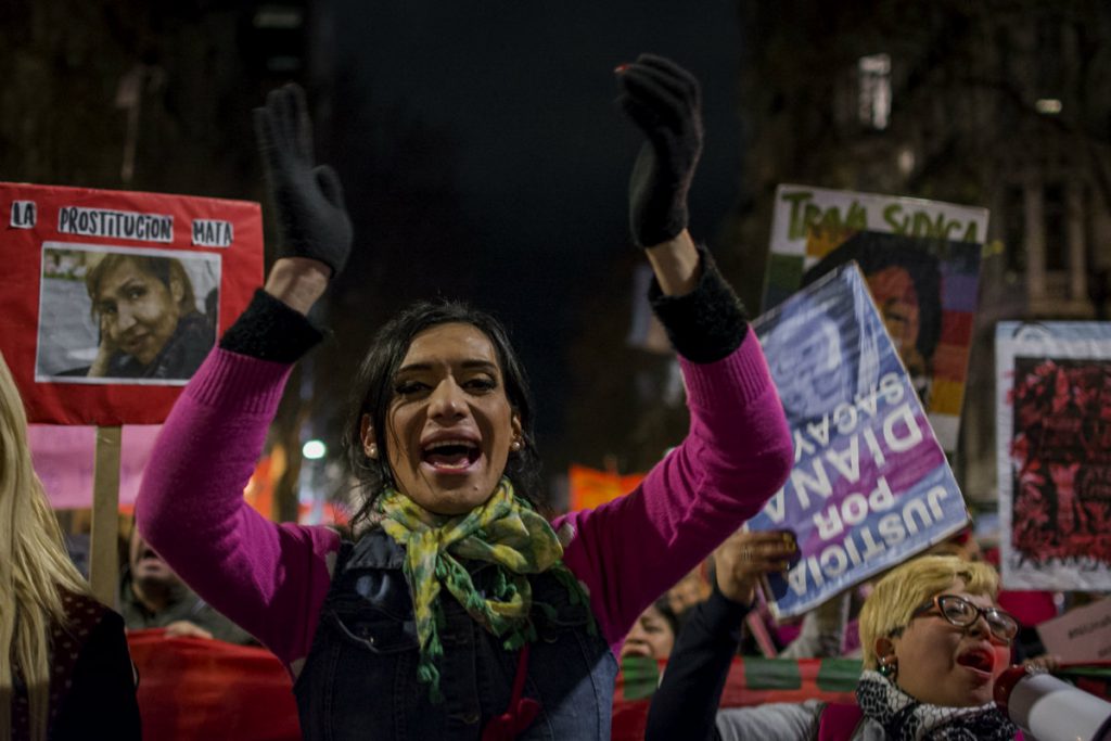 marcha contra los travesticidios