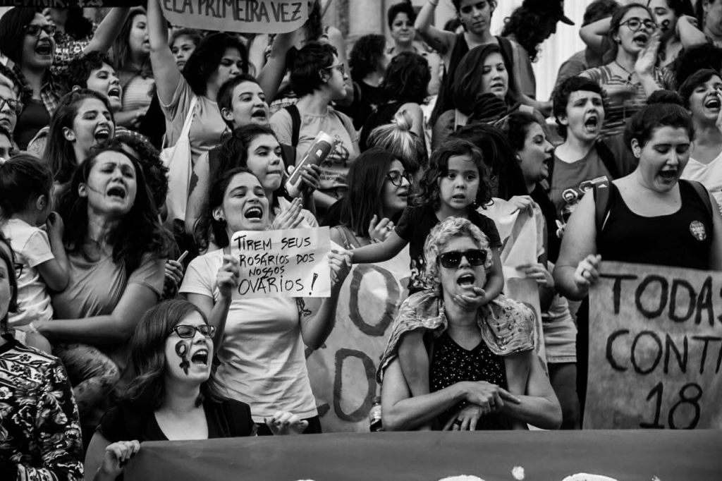 #TodasContra18: las mujeres decimos no al avance conservador en Brasil 23511422_1017853498372795_2767013247925849449_o