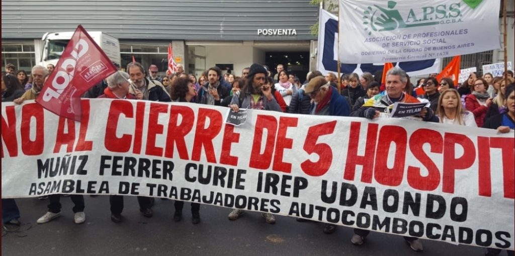 Planean cerrar 5 hospitales en la CABA para hacer negocios inmobiliarios volante monteagudo