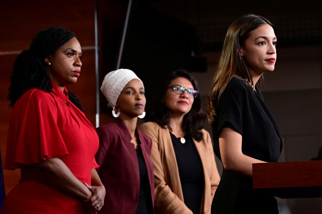 Ocasio-Cortez, Omar, Pressley and Tlaib hold news conference