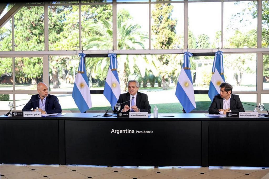 ¿Lo esencial es invisible al Estado? Anuncio-cuarentena-26-6-prensa-presidencia