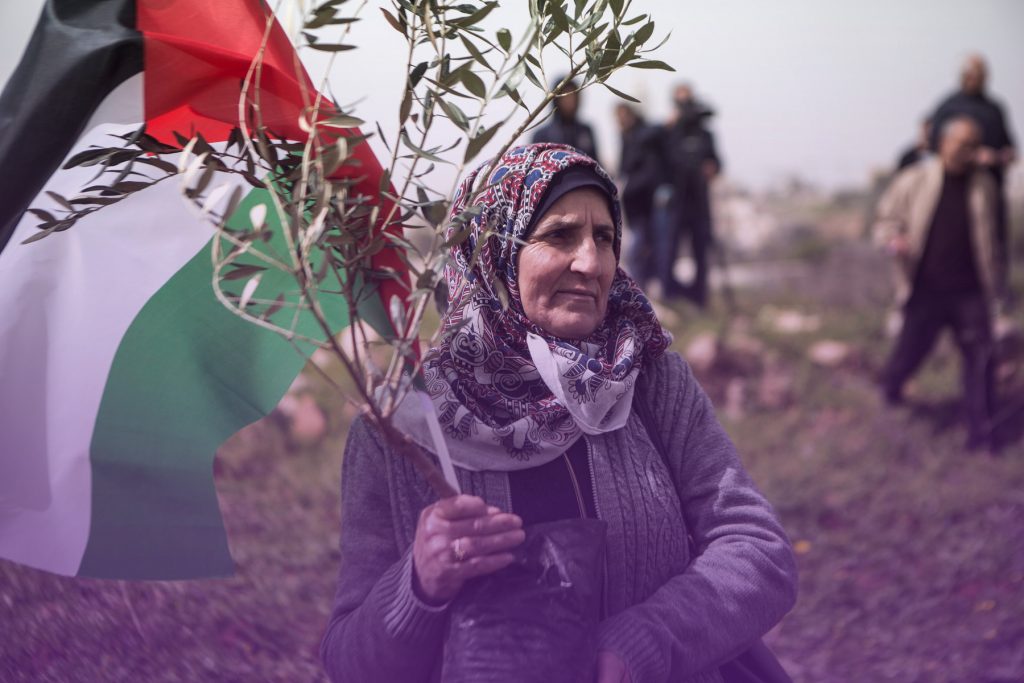 Las mujeres palestinas y la soberanía territorial qalandiya-land-day